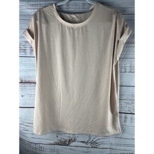 Zelos Top Womens Medium Pink Sleeveless Casual